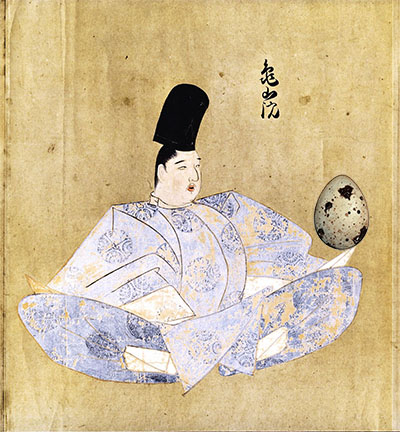 японский император с перепелиным яйцом