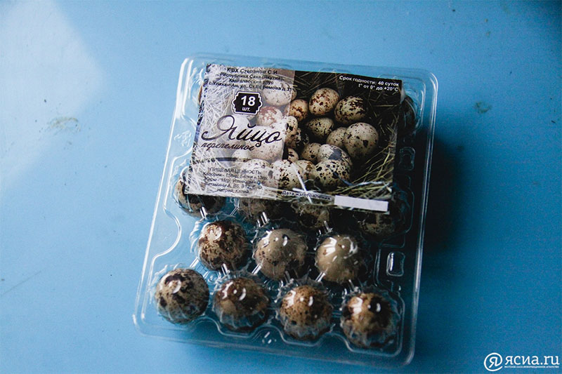перепелиные яйца в Якутии
