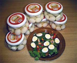 маринованые перепелиные яйца